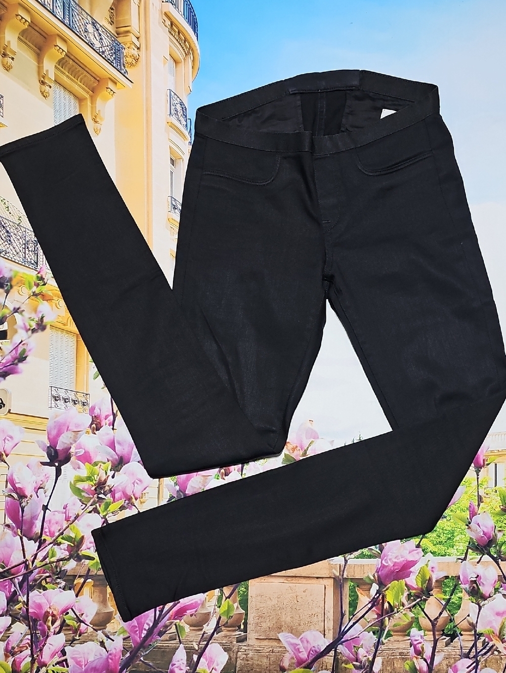 Helmut Lang Black Skinny Leggings Pants Size 26